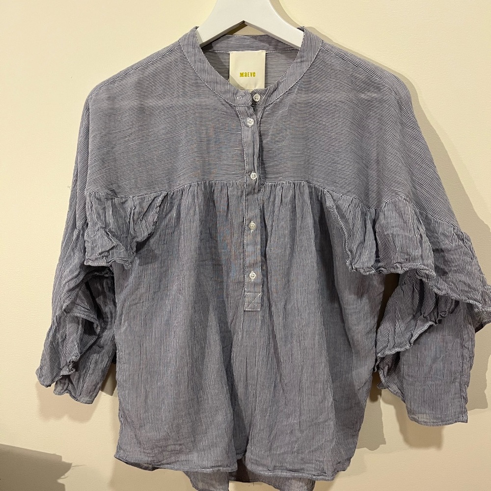 Anthropologie Striped Blouse